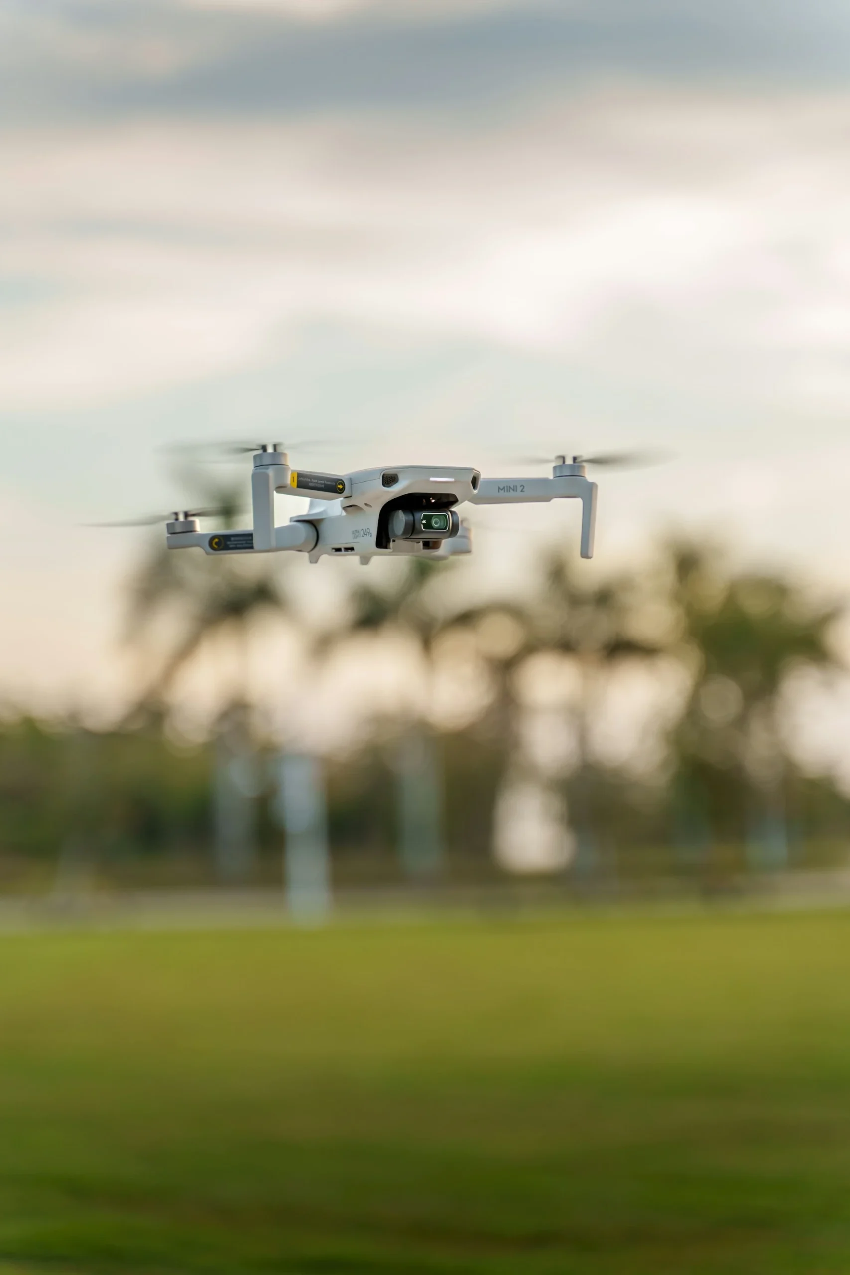 Drone in the air. Drone in the air.